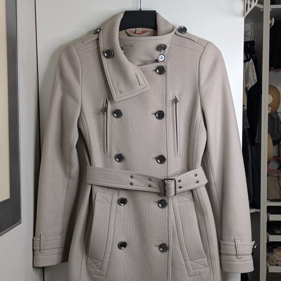 Burberry Brit wool coat - dove - Picture 1 of 7